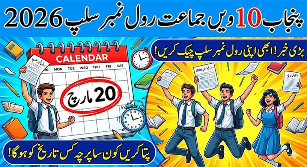 10th class roll no slipPunjab Board