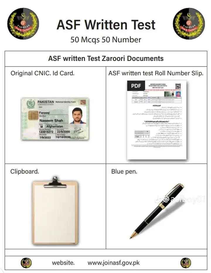 ASF Roll No Slip 2026