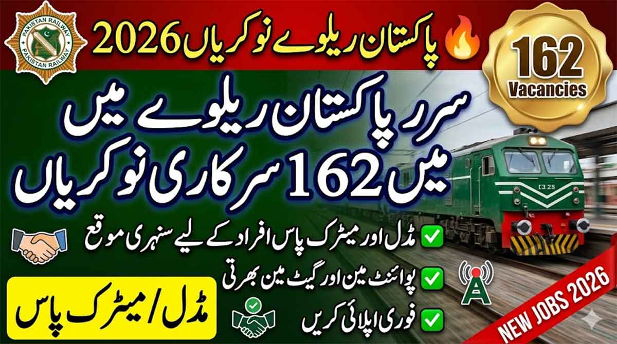 Pak Railway Jobs 2026 Online Apply