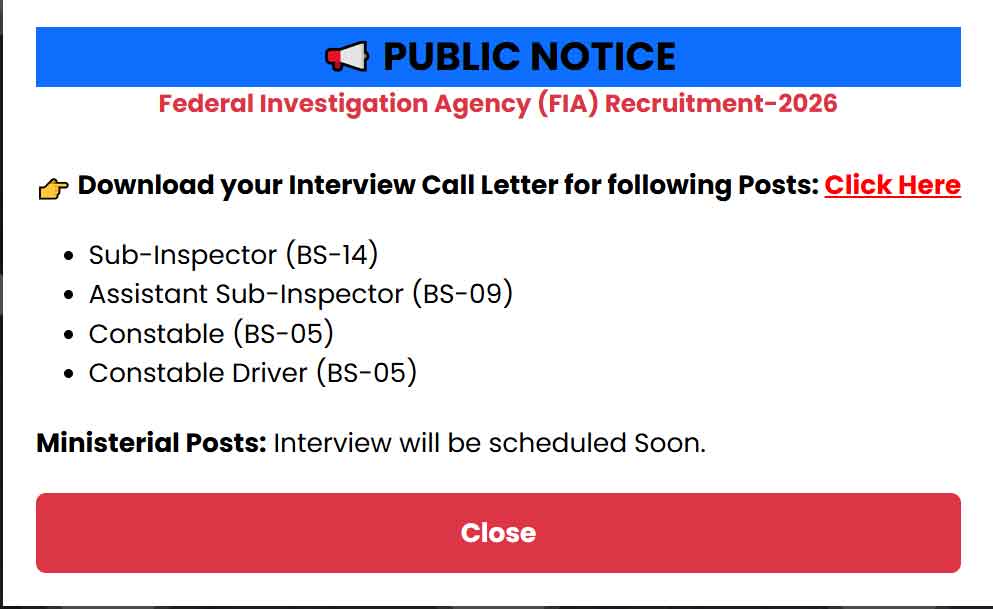 FIA Call Letter-2026