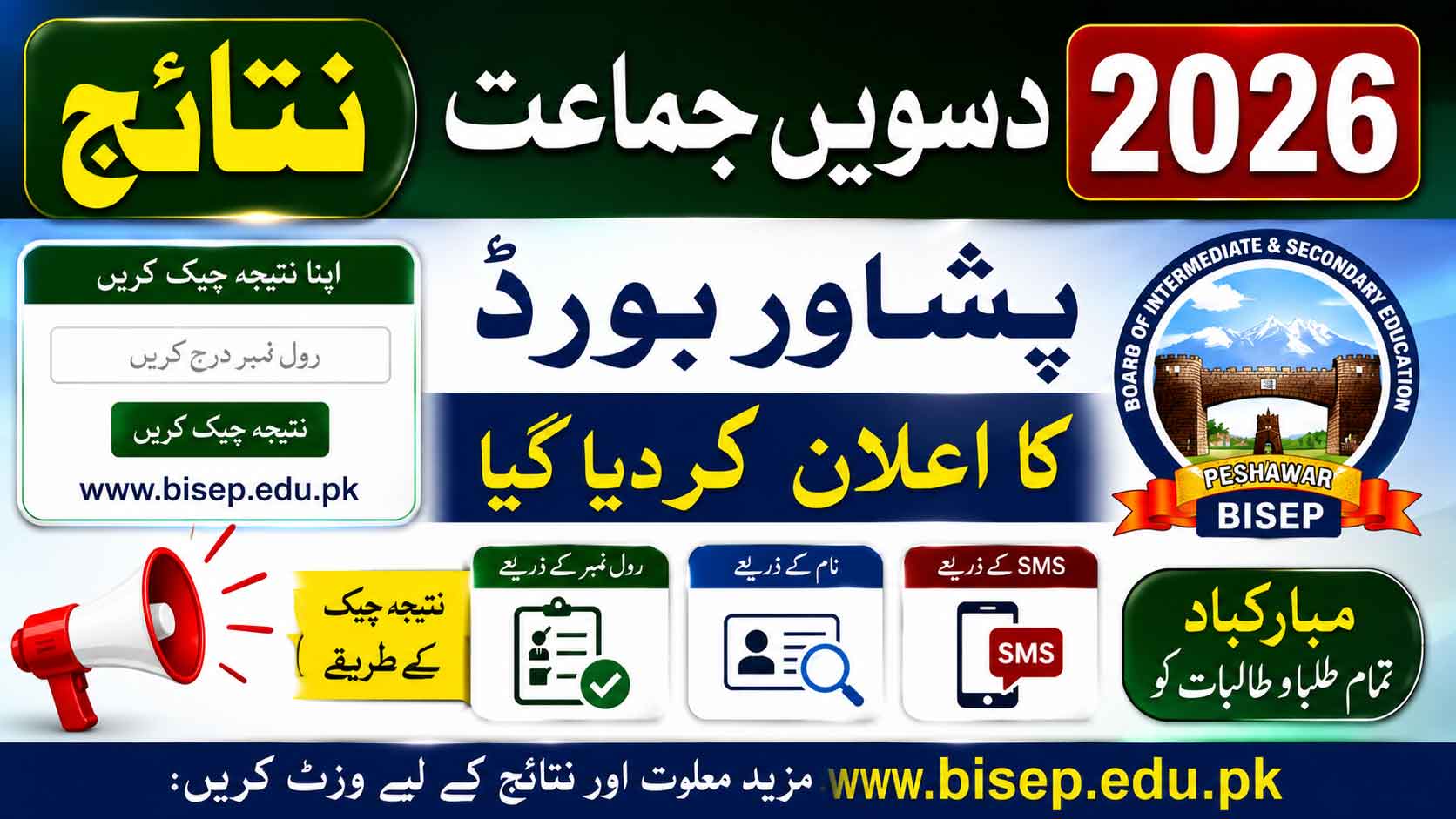 Result of 10th Class 2026 Peshawar Board